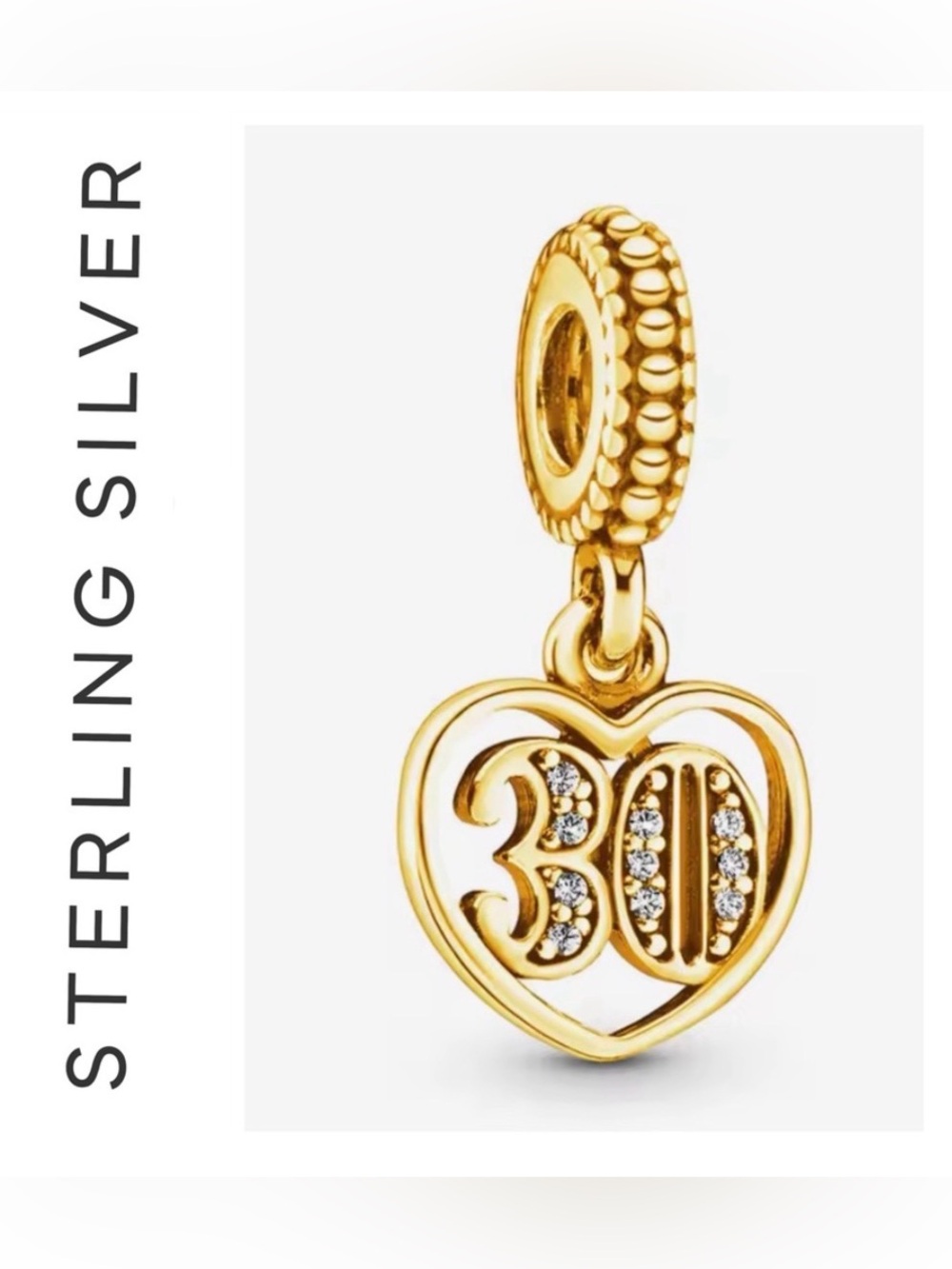 🌟🌟 14K Gold Plated #30 Dangle Charm